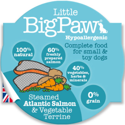 Little Big Paw Steamed Salmon & Veg Dinner Dog Food